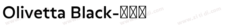 Olivetta Black字体转换 Olivetta Black字体转换